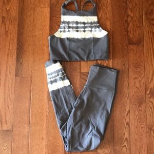 Matching athletics wear set